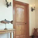Custom designed interior doors are recognizable qualities of custom homes.